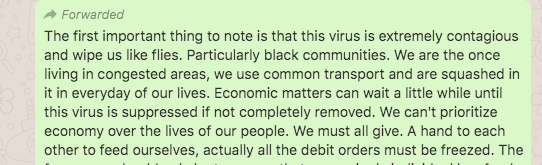 Comment on Dear President